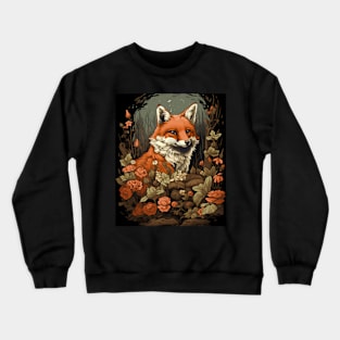 Foliage Fox Crewneck Sweatshirt